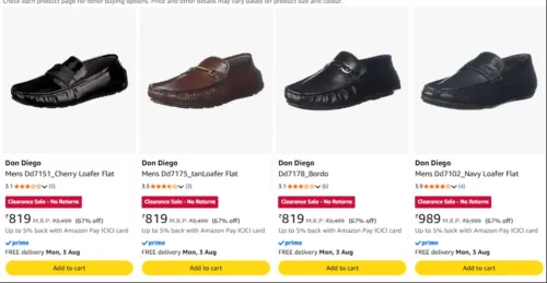 Image of Don Diego Men's Loafer Flats at 67% discount 