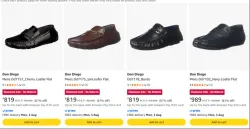 Don Diego Mens Loafer Flats at 67% discount 