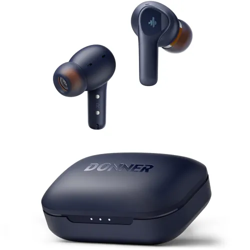 Image of Donner Wireless Earbuds Noise Cancelling, Bluetooth 5.2 Earphones with ENC for Clear Calls, 12mm Drivers & Balanced Arma