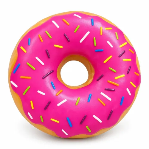 Image of Donut Squishy Toy, Soft Squeeze Fidget Toys with Colorful Food Designs