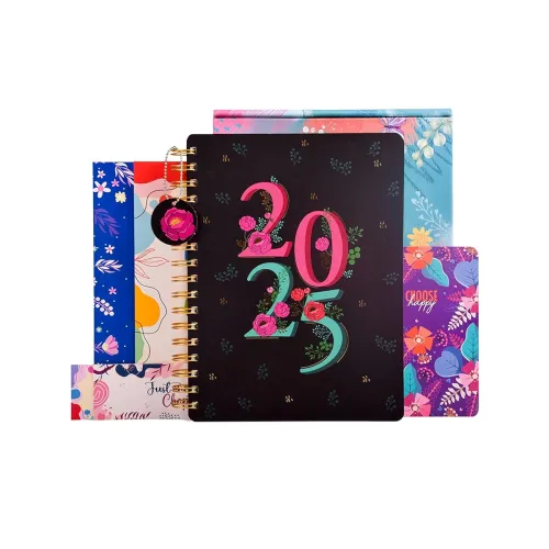 Image of Doodle 2025 Blooms B5 Happiness Planner