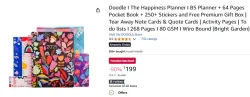 Doodle Happiness Planner Set with Stickers