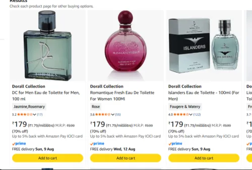 Image of Dorall Collection Men's Eau De Toilette Upto 70% OFF