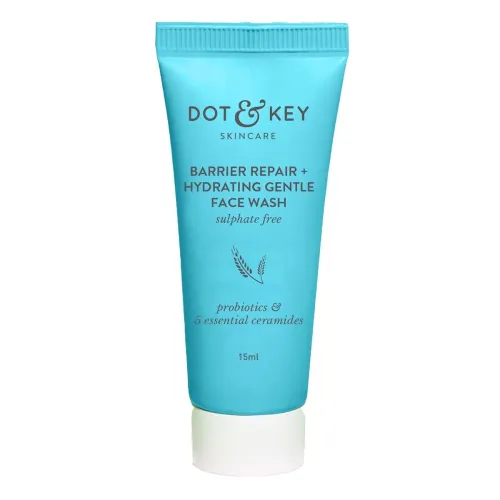 Image of Dot & Key Barrier Repair Hydrating Gentle Face Wash With Probiotics 15ml