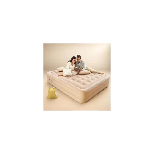 Image of Double Air Mattress with Electric Pump