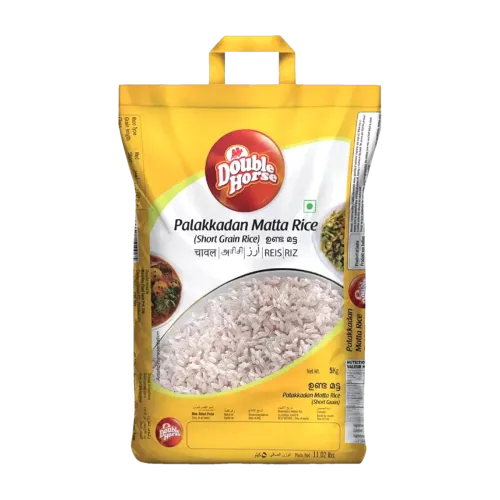 Image of Double Horse Palakkadan Matta Boiled Rice (5 kg)