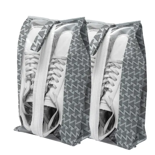 Image of Double R Bags Shoe Bags for Travel, Shoe Storage Organizer with Zipper Closure