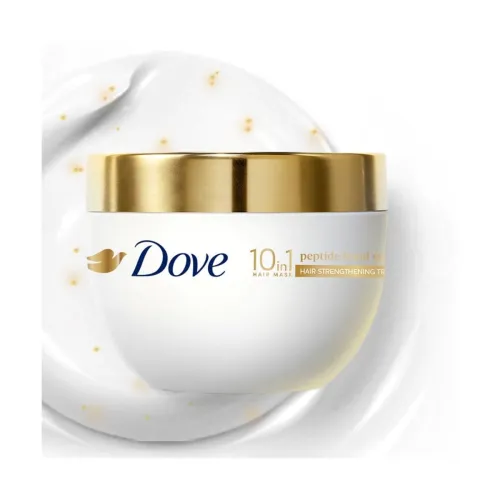 Image of Dove 10in1 Peptide Bond Strength Hair Mask 300ml