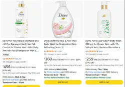 Dove & Axe Beauty Products @ Upto 65% Discount 