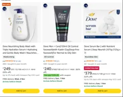 Dove Beauty at minimum 50% Discount
