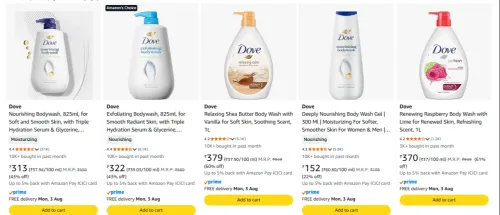 Image of Dove Beauty Products up to 61% Discount 