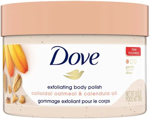 Image of DOVE Exfoliating Body Polish for Delicate Sensitive Skin 