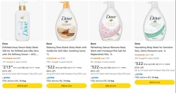 Dove Body Wash upto 66% discount 