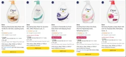 Dove Bodywash upto 74% Discount