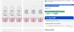 DOVE Even Tone 48H Odour Protection Deodorant Roll-on Pack 3 