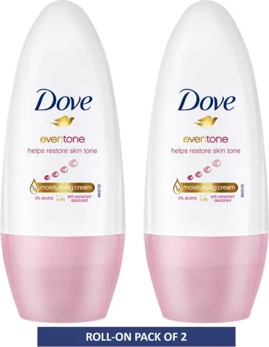 Image of Dove Eventone Deodorant Roll-on (100ml, Pack of 2)