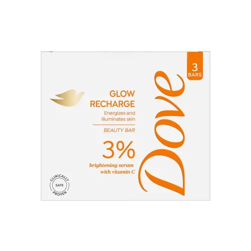Image of Dove Glow Recharge Serum Beauty Bar 375g (125g x 3)