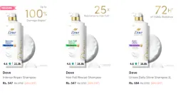 Dove Hair Care Products Upto 68% Discount
