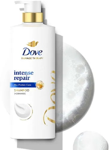 Image of DOVE Intense Repair Hair Shampoo For Damaged Hair (650 ml)