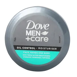 Dove Men+care oil control face moisturizer, with koalin Clay, Vitamin B3, long lasting oil-free look, 100gm