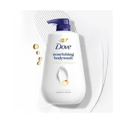 DOVE Nourishing Bodywash, 825ml, for Soft and Smooth Skin, with Triple Hydration Serum & Glycerine, Dermatologically Tested, Paraben-Free, Sulphate-Free