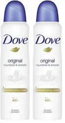 Dove Original Deodorant For Women 150 ml (Pack of 2)
