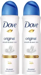 DOVE Original Deodorant for Women (150 ml, Pack of 2)