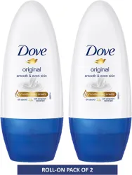 DOVE Original Deodorant Roll-on - For Women  (100 ml, Pack of 2)