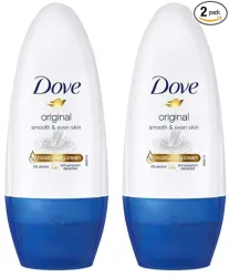 Dove Original Deodorant Roll On For Women, 50ml, Po2