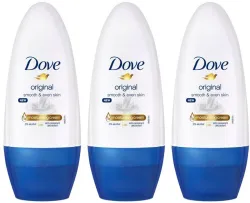 Dove Original 48H Odour Protection Roll-On – 3 Pack