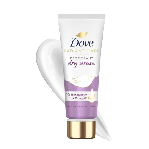 Image of Dove Dry Serum Deodorant – Niacinamide & Omega 6, Radiant + Care (40ml)
