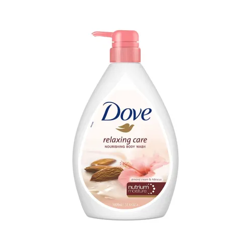 Image of Dove Relaxing Almond Cream Body Wash with Hibiscus for Smooth Skin, Soft & Sweet Scent 1L