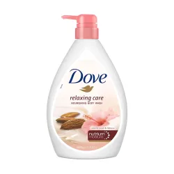 Dove Relaxing Almond Cream Body Wash for Smooth Skin 1L