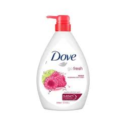Dove Renewing Raspberry Body Wash with Lime for Renewed Skin, Refreshing Scent, 1L