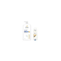 Dove Intense Repair Shampoo 1 Litre + Conditioner 175ml, Combo