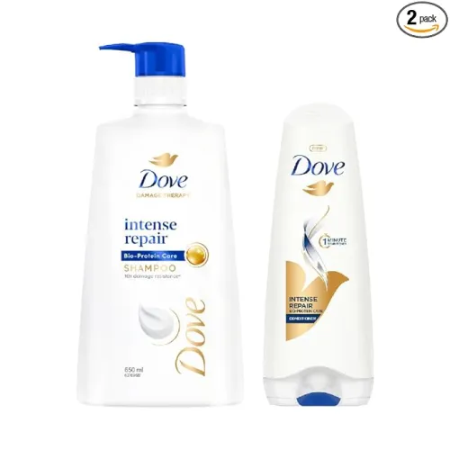 Image of Dove Shampoo 650ml + Conditioner 175ml Set