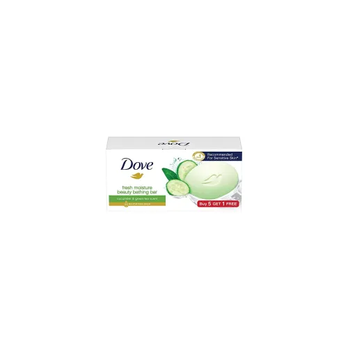 Image of Dove Soap Soft Skin Bonus Bar 5 Get 1 (450gms)