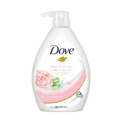Dove Soothing Rose & Aloe Vera Body Wash 1L