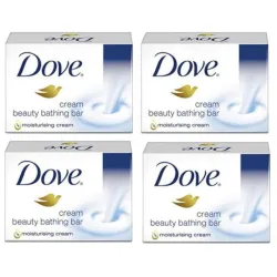 Doves Dove Cream Beauty Bathing Bar 50G (Pack Of 4)