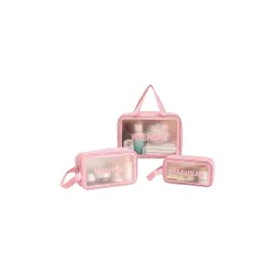 Doville 3Pcs Portable Cosmetic Bag
