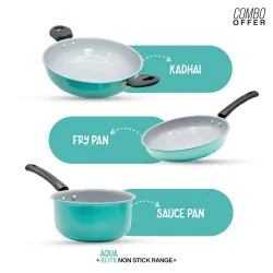 Dozy Induction Bottom Non-Stick Coated Cookware Set
