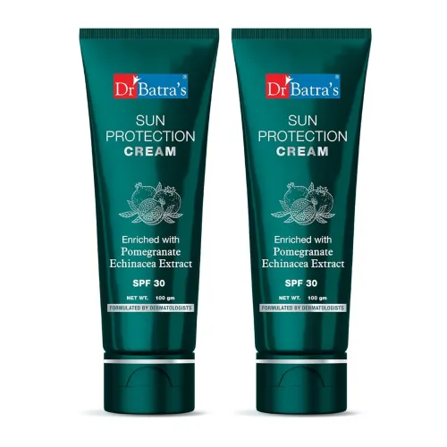 Image of Dr Batra's Sun Protection Cream Sunscreen spf 30, Enriched with Echinacea, Suitable for Indian condition, Prevention fro