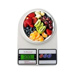 Dr. Care Weighing scale, Weight Machine for Kitchen, Kitchen Weighing Scale,SF-400 Weight Machine for Shop, Food Weighing Scale Multipurpose Use SF 400 10Kg x 1gms with 2 Batteries Included