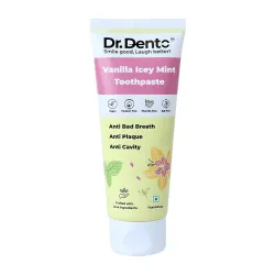 Dr.Dento Vanilla Icey Mint Natural Toothpaste -16 Gm