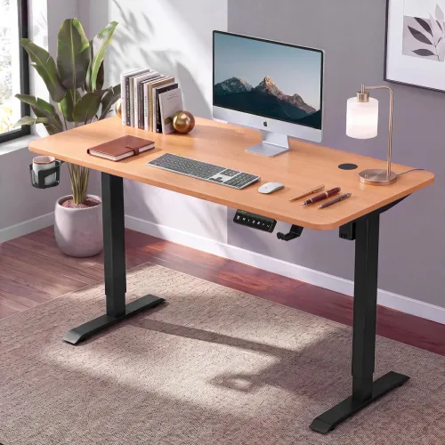 Image of Dr Luxur Stallion Electric Standing Desk | Height Adjustable | 70kg Load