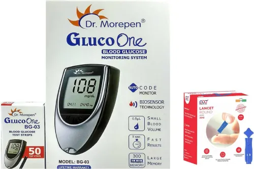 Image of Dr. Morepen bg-03 Glucometer  