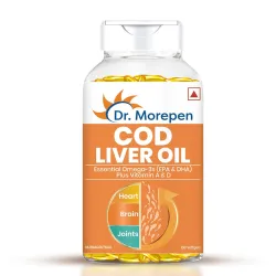 Dr. Morepen COD Liver Oil Capsules Pack of 100 Softgels