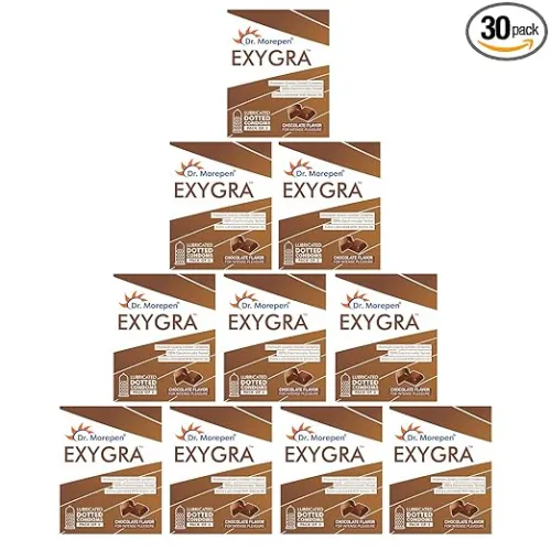 Image of Dr. Morepen Exygra Condoms, (30 Count (Pack of 10)