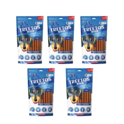 Dr. Pets Pack of 5 Chicken Dog Chew Sticks for Dogs Dental Stick, Calcium Bone and Chicken Dog Biscuits Healthy Treats a