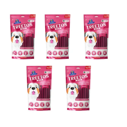 Image of Dr. Pets Strawberry Dog Chew Sticks